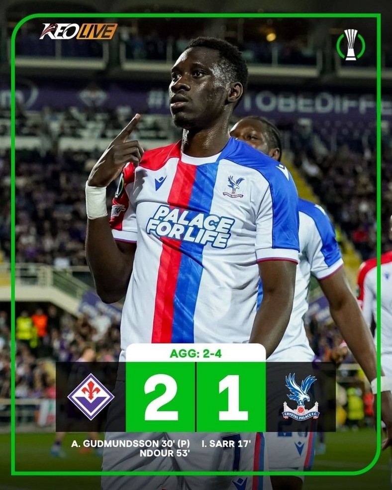 Fiorentina 2-1 Crystal Palace (AGG. 2-4) | Keolive