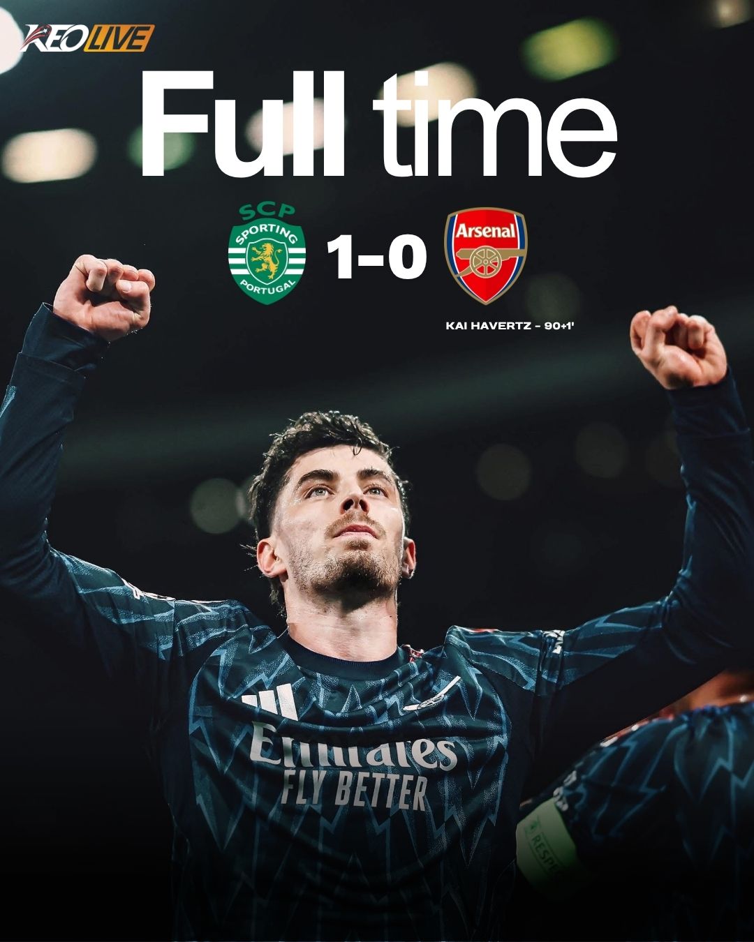Sporting CP 0-1 Arsenal | Keolive