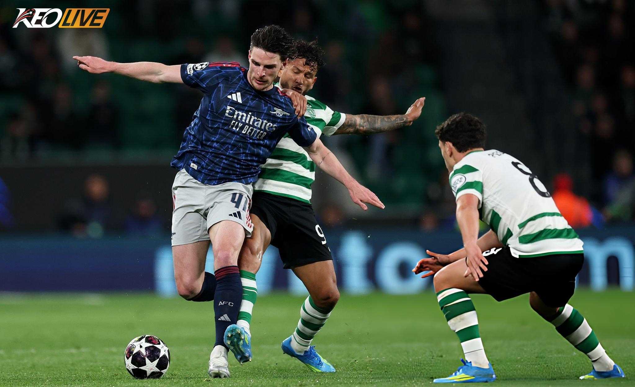 Lần gặp nhau gần nhất Arsenal vs Sporting CP | Keolive