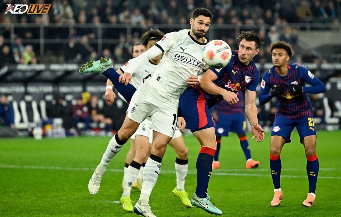 Lần gặp nhau gần nhất giữa RB Leipzig vs M'gladbach | Keolive