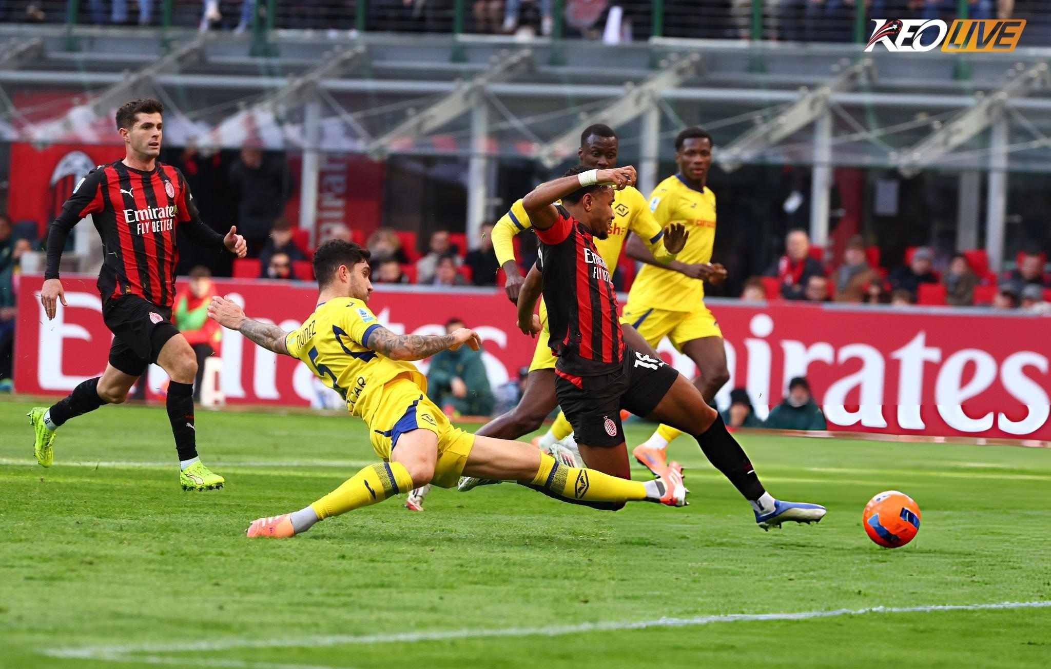 Lần gặp nhau gần nhất Hellas Verona vs AC Milan | Keolive