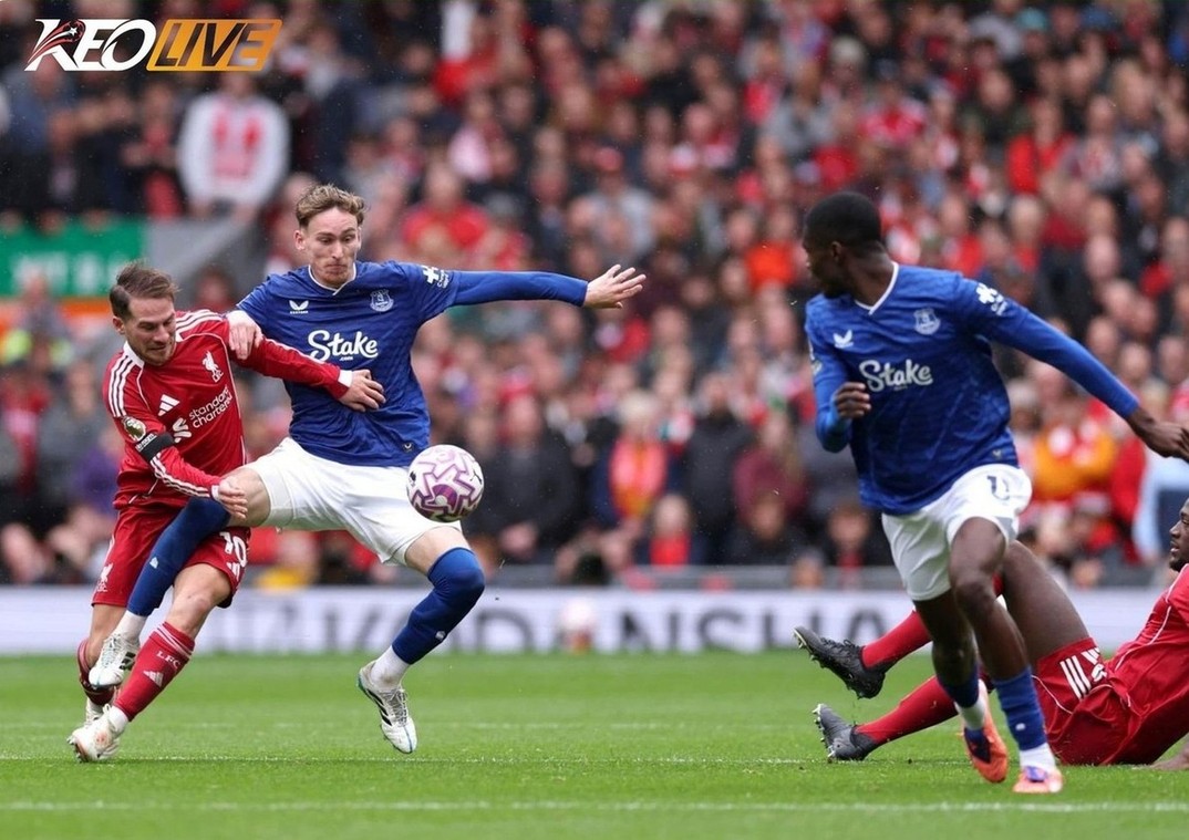 Phong độ 5 trận gần đây Everton vs Liverpool | Keolive