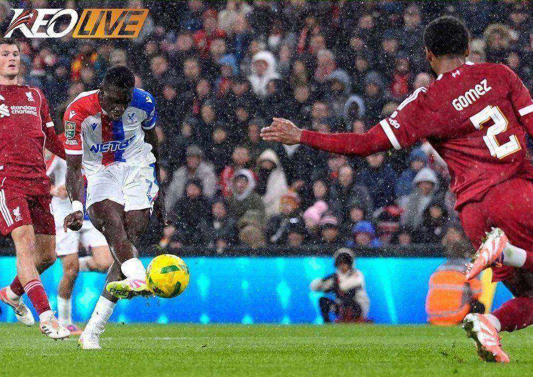 Phong độ 5 trận gần đây Liverpool vs Crystal Palace | Keolive