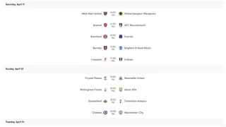 Hình ảnh cho bài Lịch thi đấu vòng 32 Premier League 2025/26: Cuộc đua vào giai đoạn then chốt