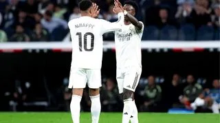 Hình ảnh cho bài Song sát Mbappe - Vinicius tỏa sáng, Los Blancos ngắt mạch không thắng