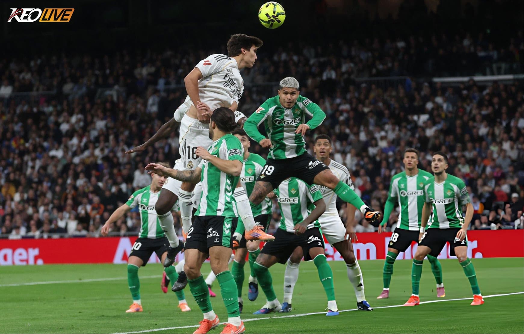 Real Betis thua 1-5 trước đội bóng thủ đô ở trận lượt đi mùa này | Keolive