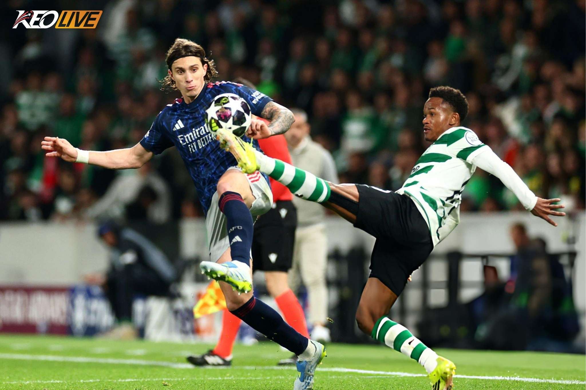 Hiệp 1 diễn ra với nhiều tình huống đáng chú ý nhưng không có bàn thắng | Keolive