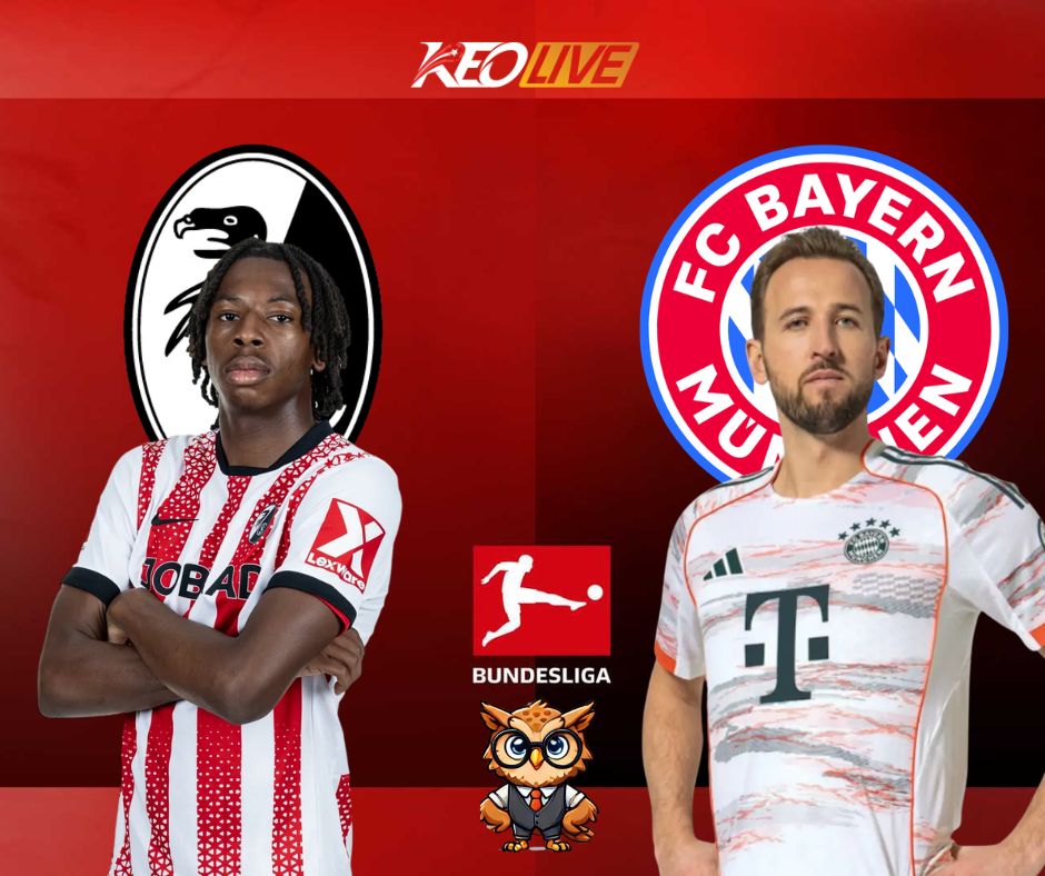 Trận đấu giữa Freiburg vs Bayern Munich | Keolive