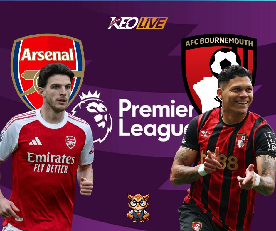 Trận đấu giữa Arsenal vs AFC Bournemouth | Keolive