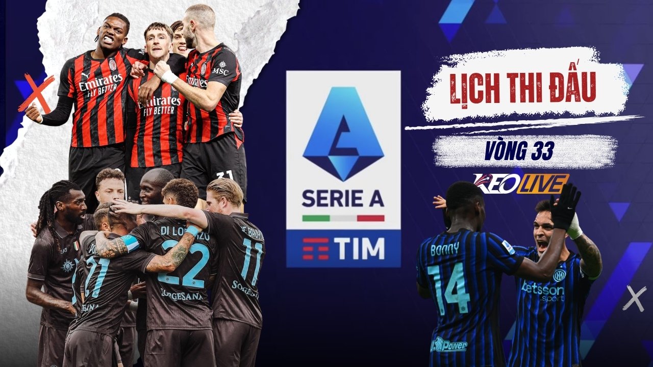 Vòng 33 Serie A 2025/26 | Keolive