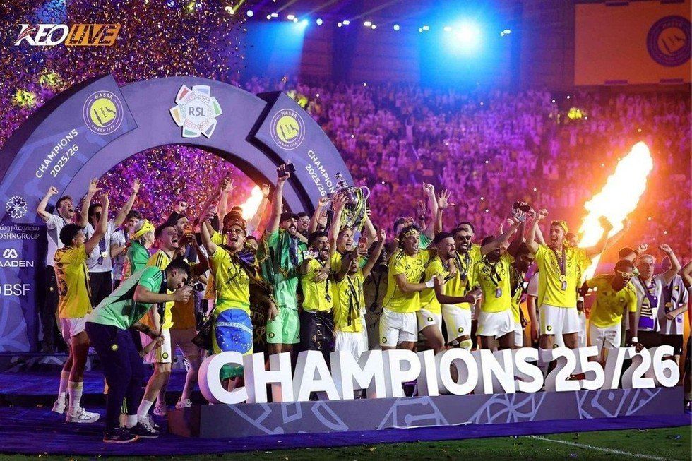 Al Nassr chính thức lên ngôi vương tại Saudi Pro League | Keolive