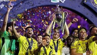 Hình ảnh cho bài Ronaldo lập cú đúp, Al-Nassr vô địch Saudi Pro League sau 7 năm chờ đợi