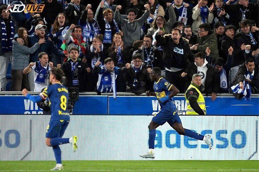 Bàn thắng thứ hai của Diabate mùa này cho Alaves | Keolive