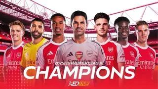 Hình ảnh cho bài Arsenal vô địch Premier League 2025/26 sau 22 năm