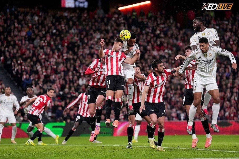 Real Madrid từng thắng Athletic 3-0 ở trận lượt đi mùa này  | Keolive