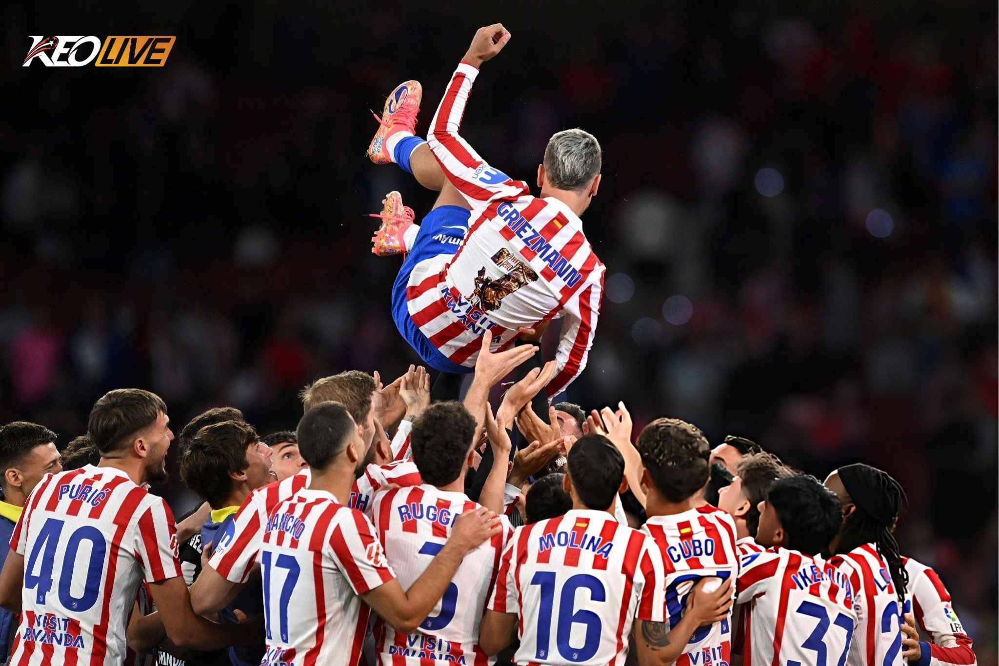 Griezmann rời đi với tình yêu của toàn bộ người hâm mộ Atlético | Keolive