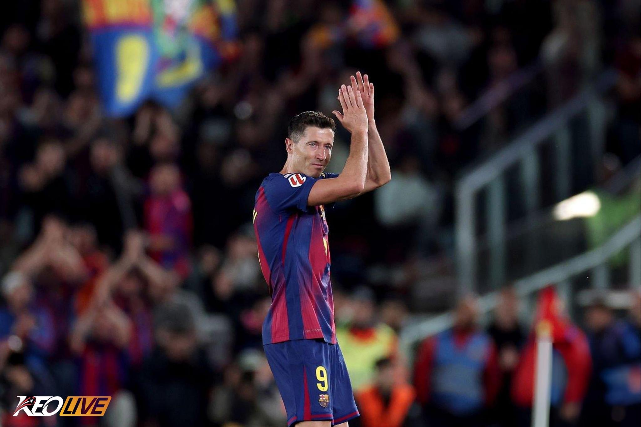 Lewy sẽ chia tay Barca vào cuối mùa | Keolive