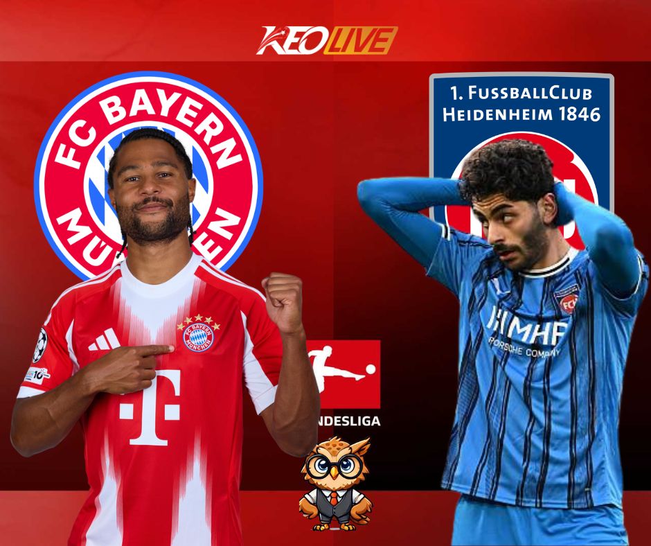 Bayern Munich đấu với Heidenheim | Keolive