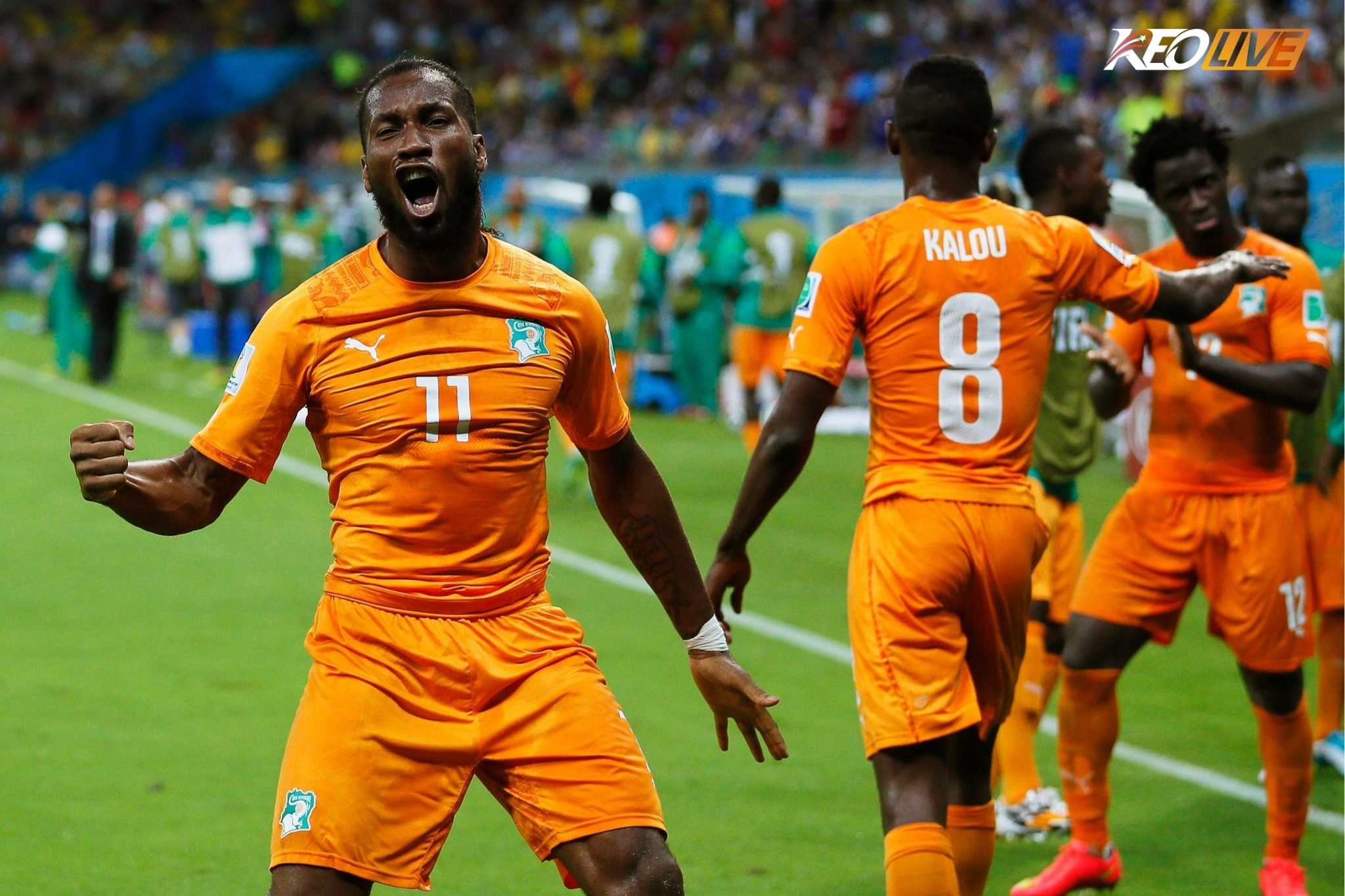 Thế hệ của Drogba, Toure đã chưa thể đưa Bờ Biển Ngà vượt qua vòng bảng | Keolive