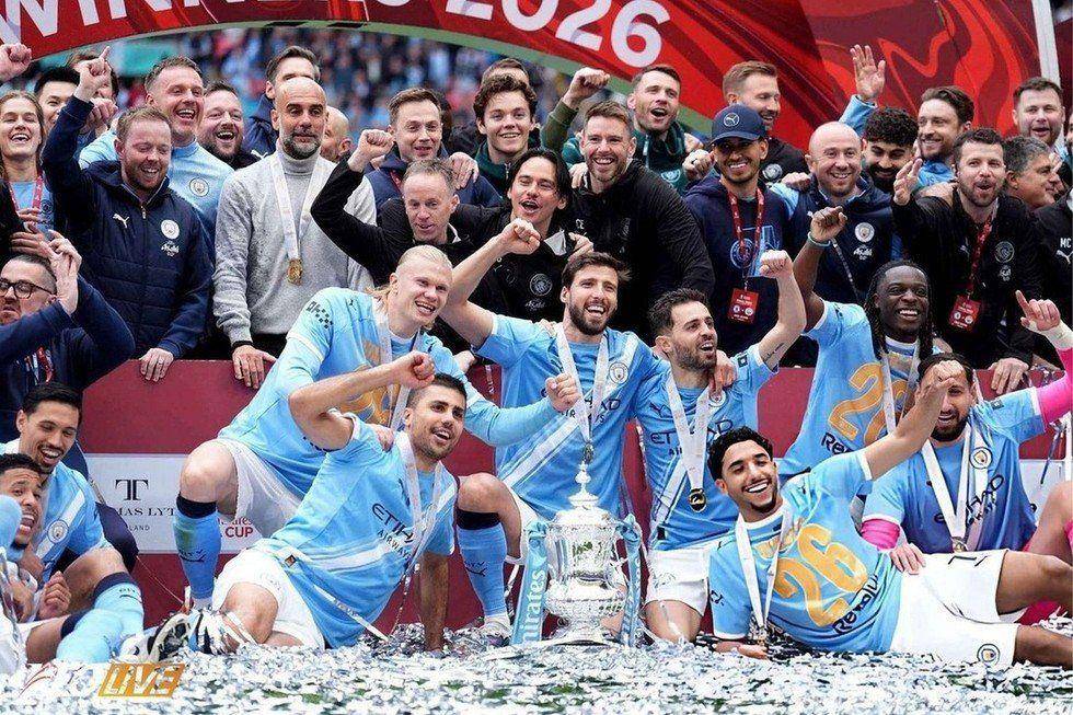 Chức vô địch thứ 20 của Man City dưới thời Pep Guardiola | Keolive