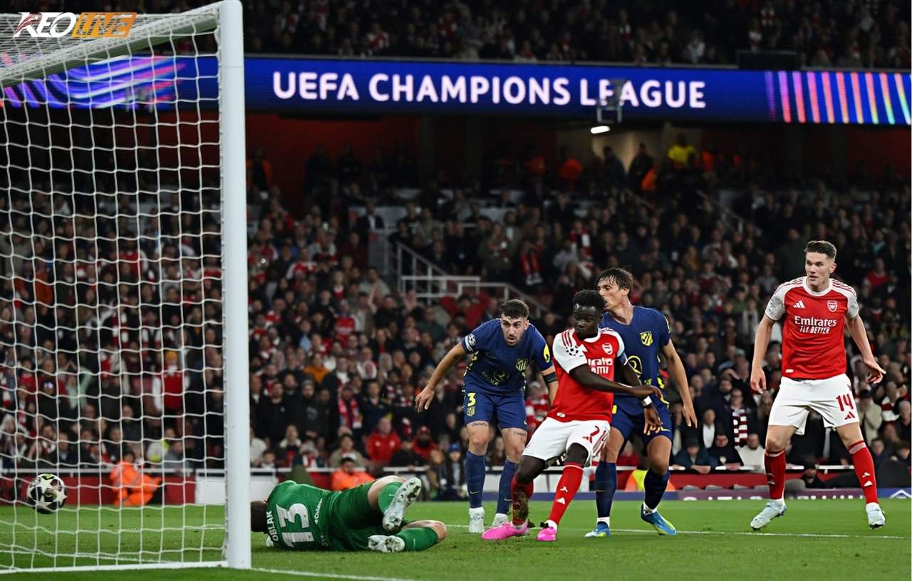 Cú dứt điểm của Saka làm rung chuyển lịch sử Arsenal | Keolive
