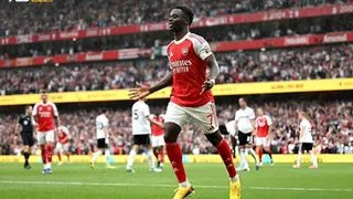 Hình ảnh cho bài Gyokeres và Saka tỏa sáng, Pháo Thủ thắng dễ trước Fulham