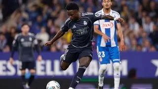 Hình ảnh cho bài Vinicius tỏa sáng, chờ El Clasico định đoạt ngôi vương La Liga