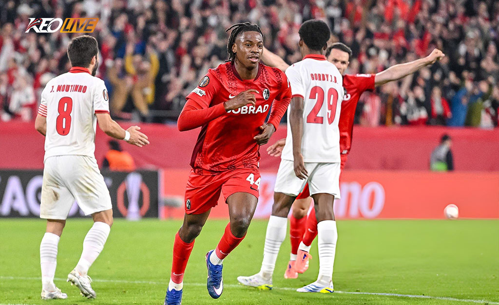 Manzambi đưa Freiburg lần đầu tiên vượt lên dẫn trước trong cả hai lượt trận | Keolive