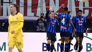 Hình ảnh cho bài Milan gặp khó trong cuộc đua top 4 sau thất bại trước Atalanta