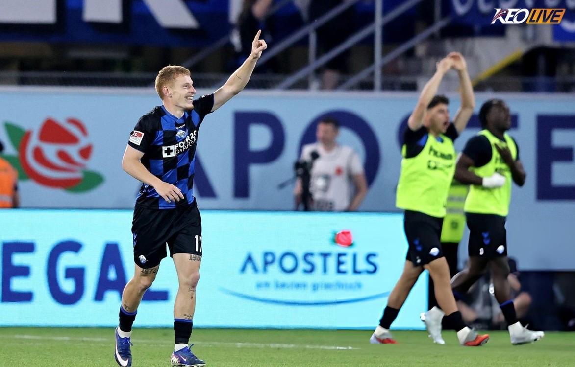 Bàn thắng của Curda đem về xuất lên hạng cho Paderborn | Keolive