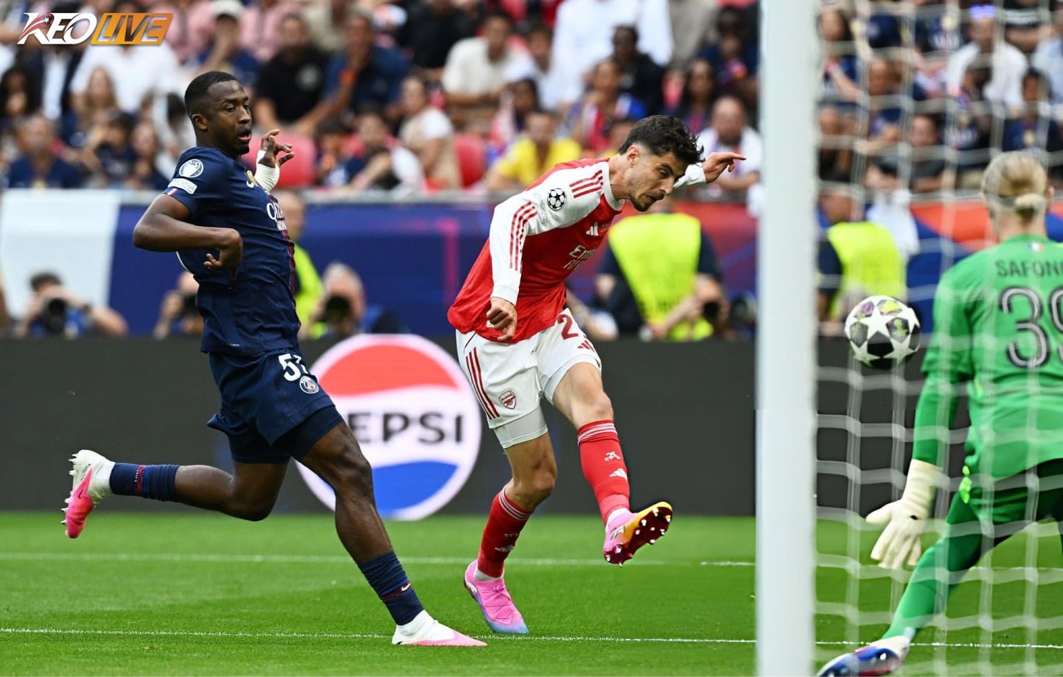 Havertz đem về bàn thắng sớm cho Arsenal | Keolive