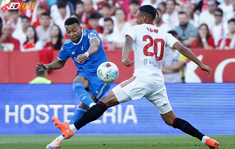 Mbappé bỏ lỡ khá nhiều cơ hội để Real kết thúc sớm trận đấu | Keolive