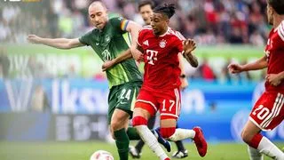 Hình ảnh cho bài Olise lập công, Bayern có chiến thắng vất vả trước Wolfsburg