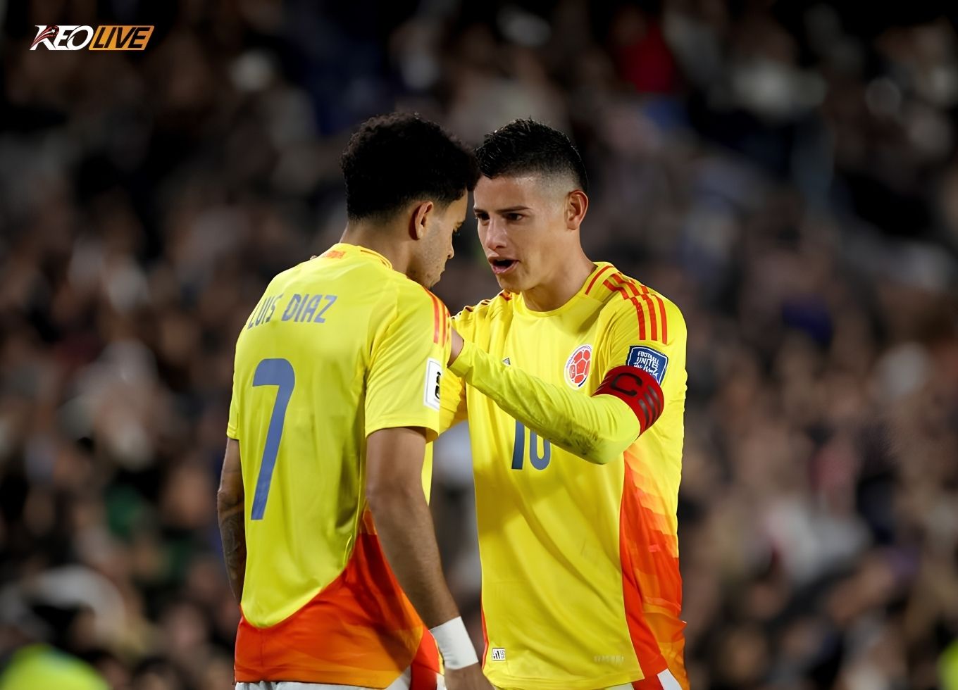 James Rodriguez và Luis Diaz sẽ trở thành bộ đôi cổ máy ghi bàn của Colombia | Keolive