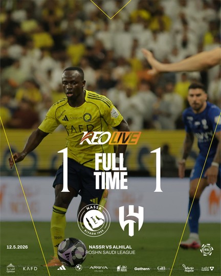 Al Nassr 1-1 Al Hilal | Keolive