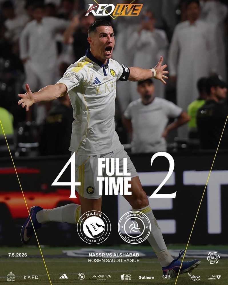Al Shabab 2-4 Al Nassr | Keolive