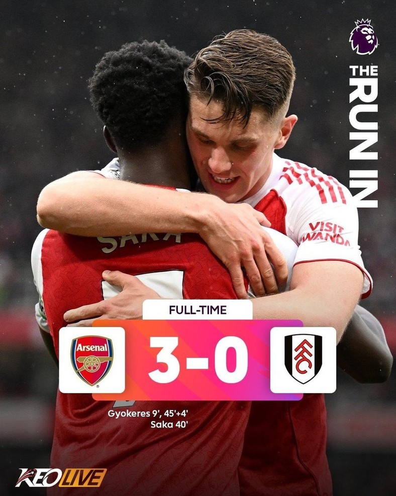 Arsenal 3-0 Fulham | Keolive