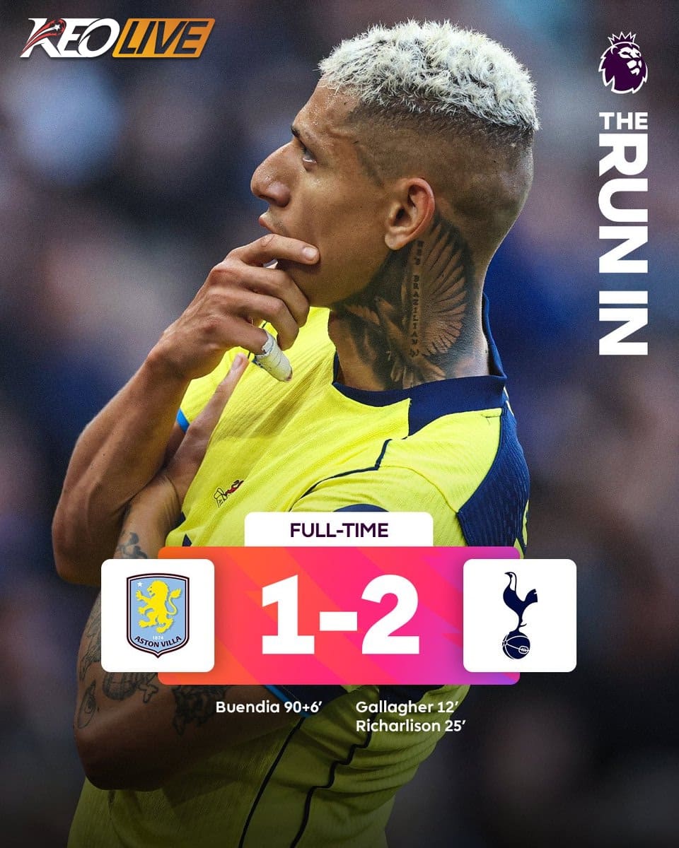 Aston Villa 1-2 Tottenham Hotspur | Keolive