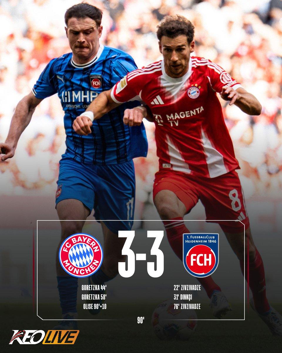 Bayern Munich 3-3 Heidenheim | Keolive