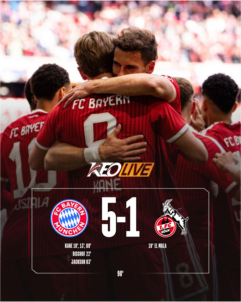 Bayern Munich 5-1 FC Koln | Keolive