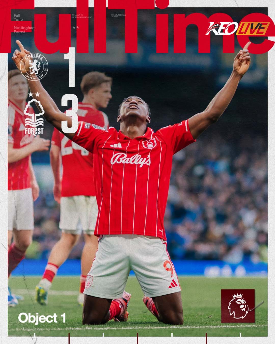 Chelsea 1-3 Nottingham Forest | Keolive