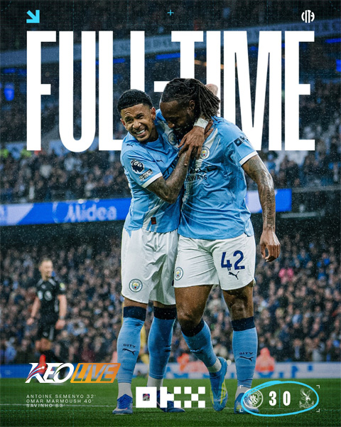 Manchester City 3-0 Crystal Palace | Keolive