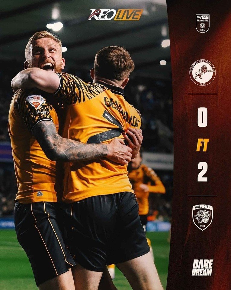 Millwall 0-2 Hull City | Keolive