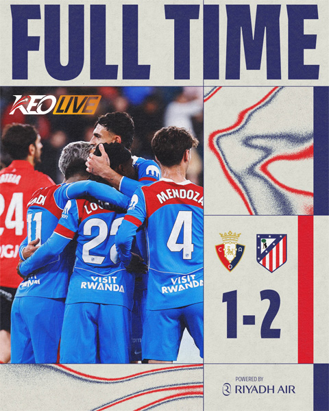 Osasuna 1-2 Atlético Madrid | Keolive