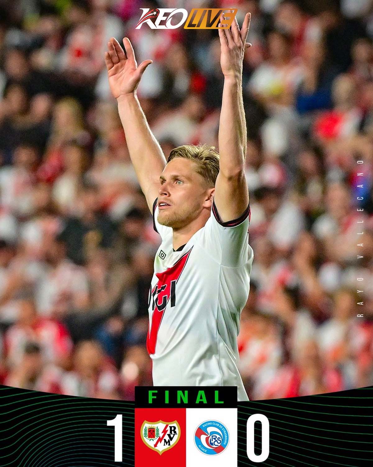 Rayo Vallecano 1-0 Strasbourg | Keolive