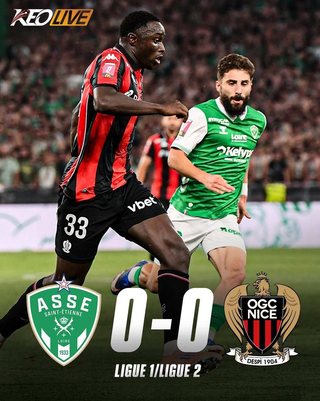 Saint-Etienne 0-0 Nice | Keolive