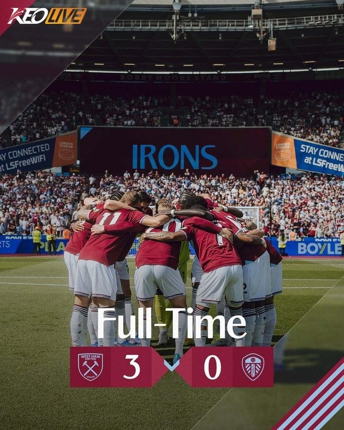 West Ham 3-0 Leeds | Keolive