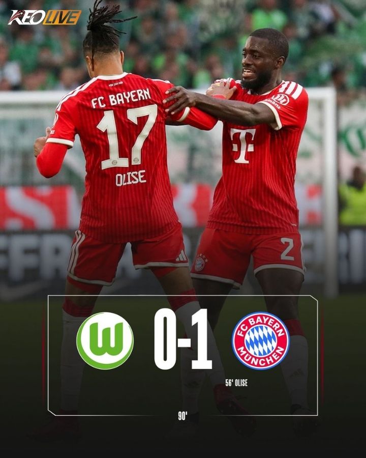 Wolfburg 0-1 Bayern Munich | Keolive