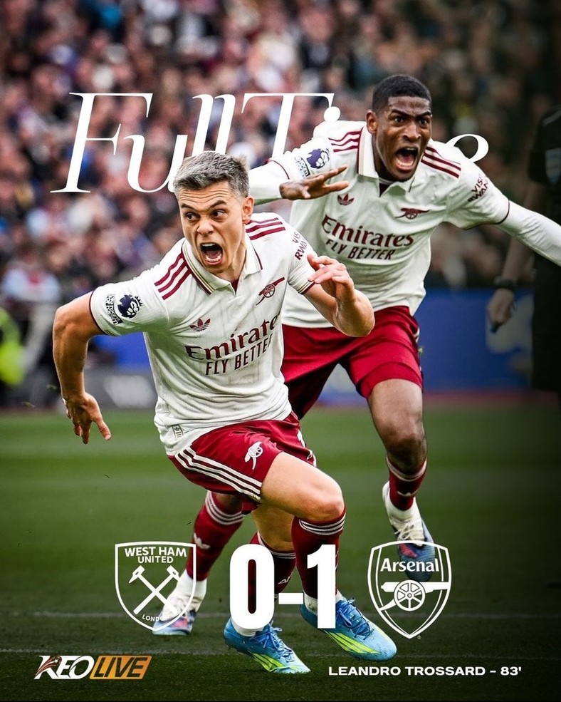 West Ham 0-1 Arsenal | Keolive