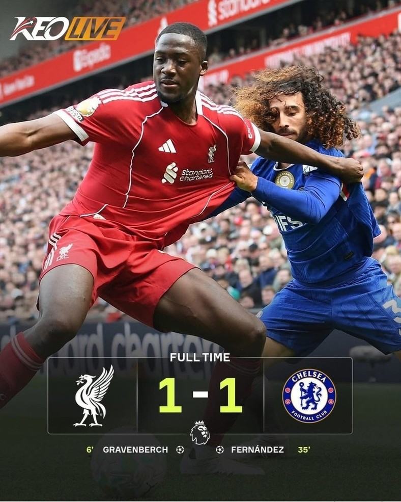 Liverpool 1-1 Chelsea | Keolive
